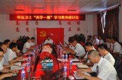 北京华远卫士保安公司党支部 召开“两学一做”学习教育研讨会